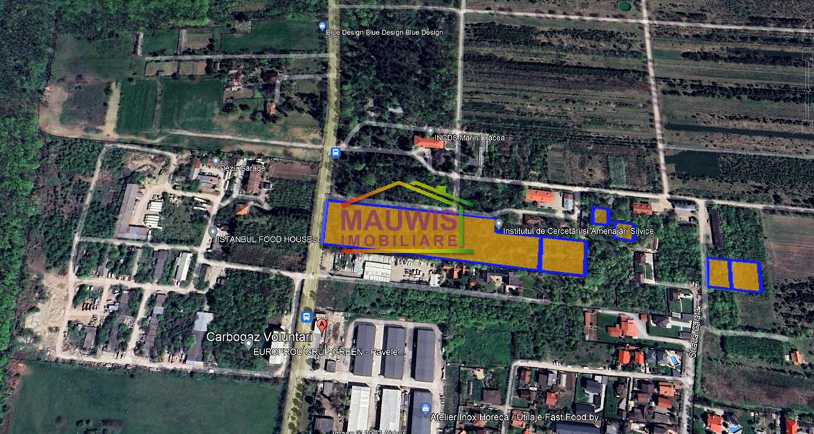 Terenuri  intravilane, diverse loturi In Voluntari Langa ICAS
