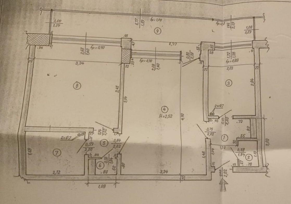 Apartament 2 Camere 55 MP Stefan Cel Mare LIZEANU SUPER PRET