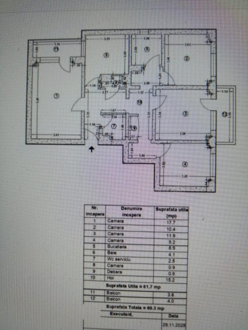 Apartament 4 Camere 89 MP Tineretului PARC Palatul Copiilor