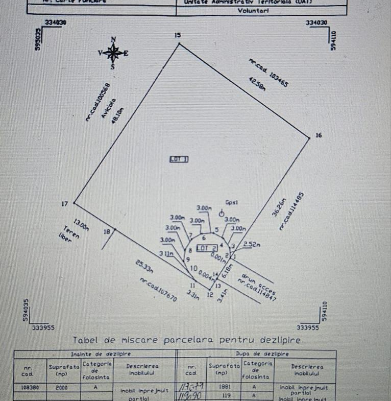 Teren de Vanzare pe Strada Galata nr 83G