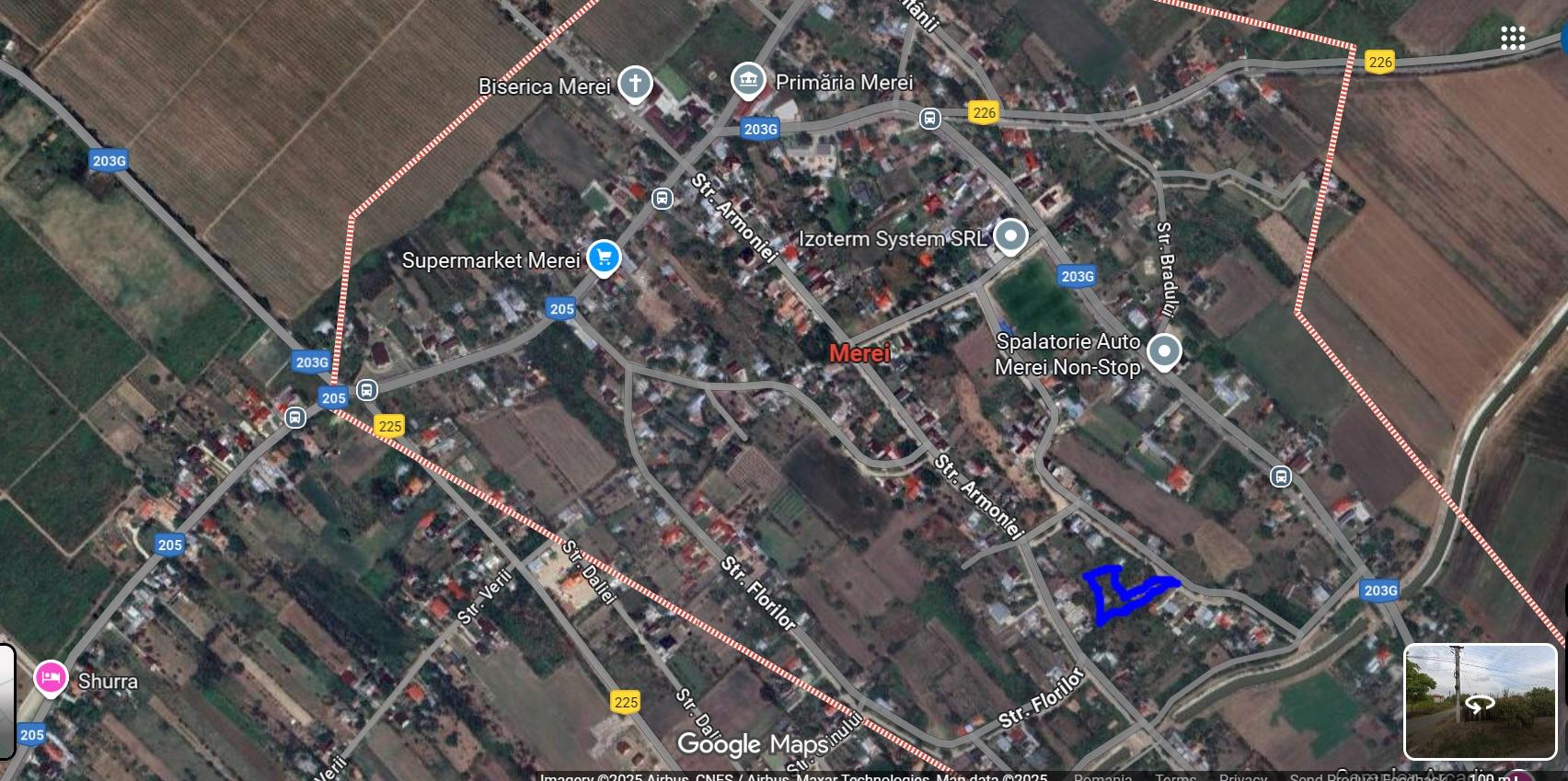 Vand Teren 1723 mp cu casa 3 camere in comuna Merei Judet Buzau