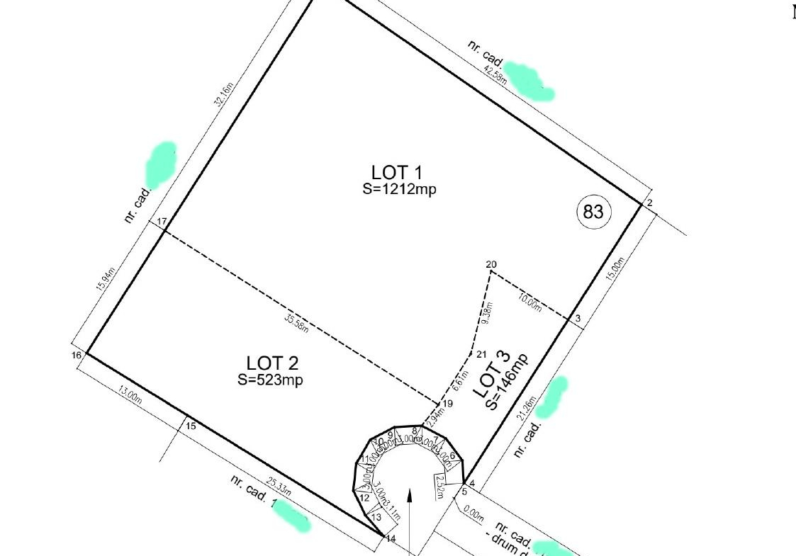 Vand teren 1212mp, intravilan in Voluntari strada Galata nr 83.