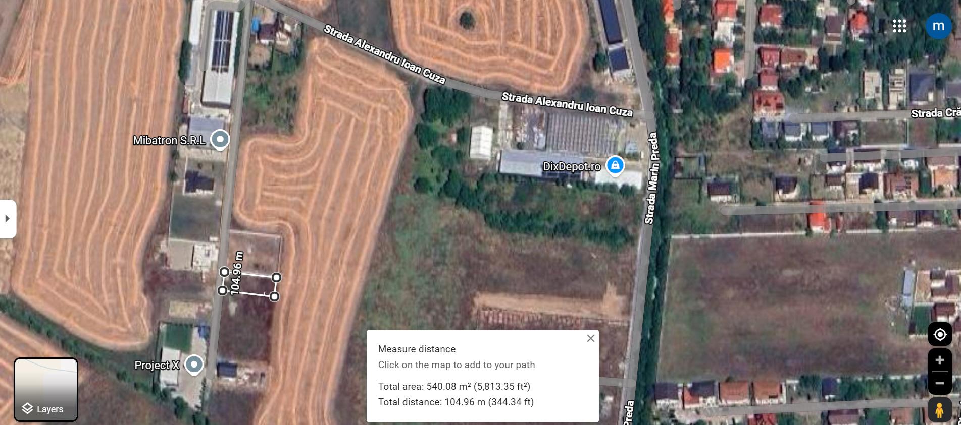 Vand teren intravilan in Otopeni – Strada Alexandru Ioan Cuza.