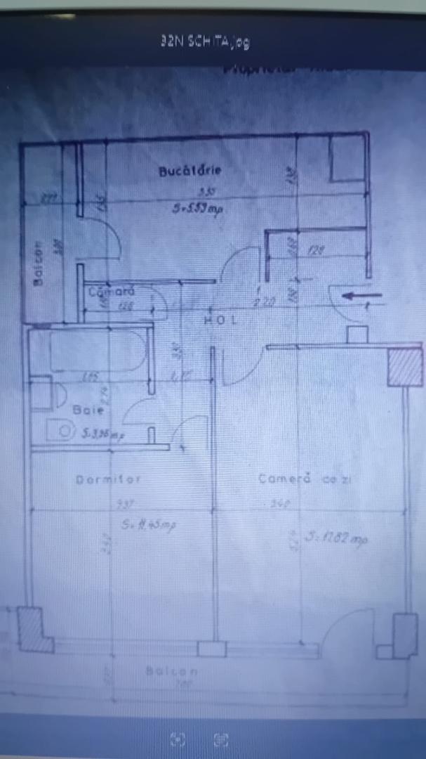 pitagora-315864636-1-eedfdc8d-32n-schita_orig 2 min Metrou Obor 2camere Cf.1 decomandat 2balcoane etaj4/10 bloc reab