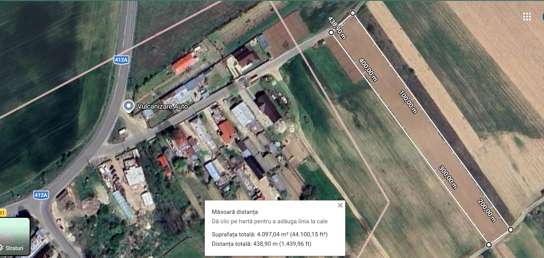 Vand teren com Ograzeni – Hoabaia – 1 ora fata de Universitate