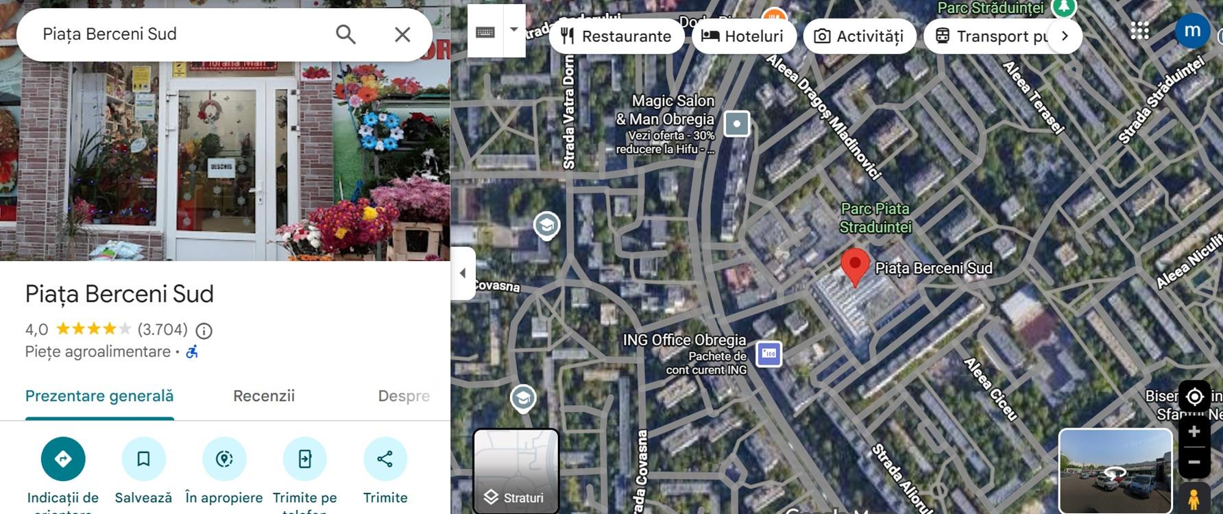 Vand spatiu comercial in Piata Straduintei- Bv Obregia