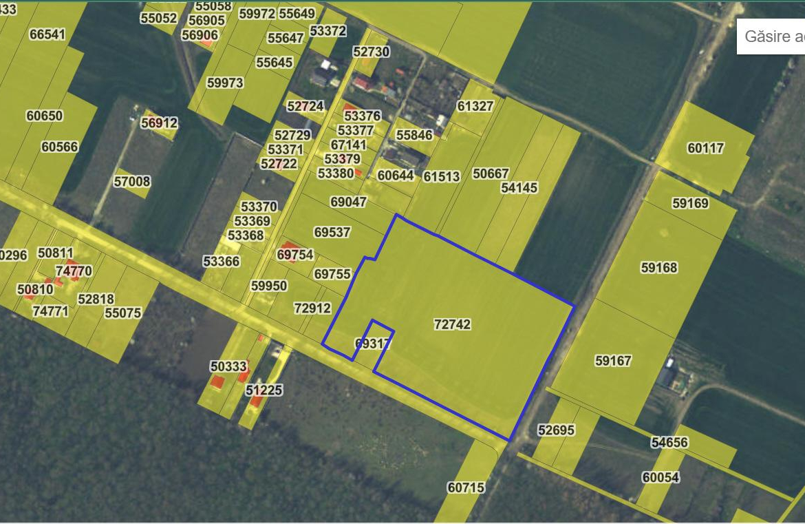 Vand teren Strada Stejarului Cornetu – Loturi de 500 mp.