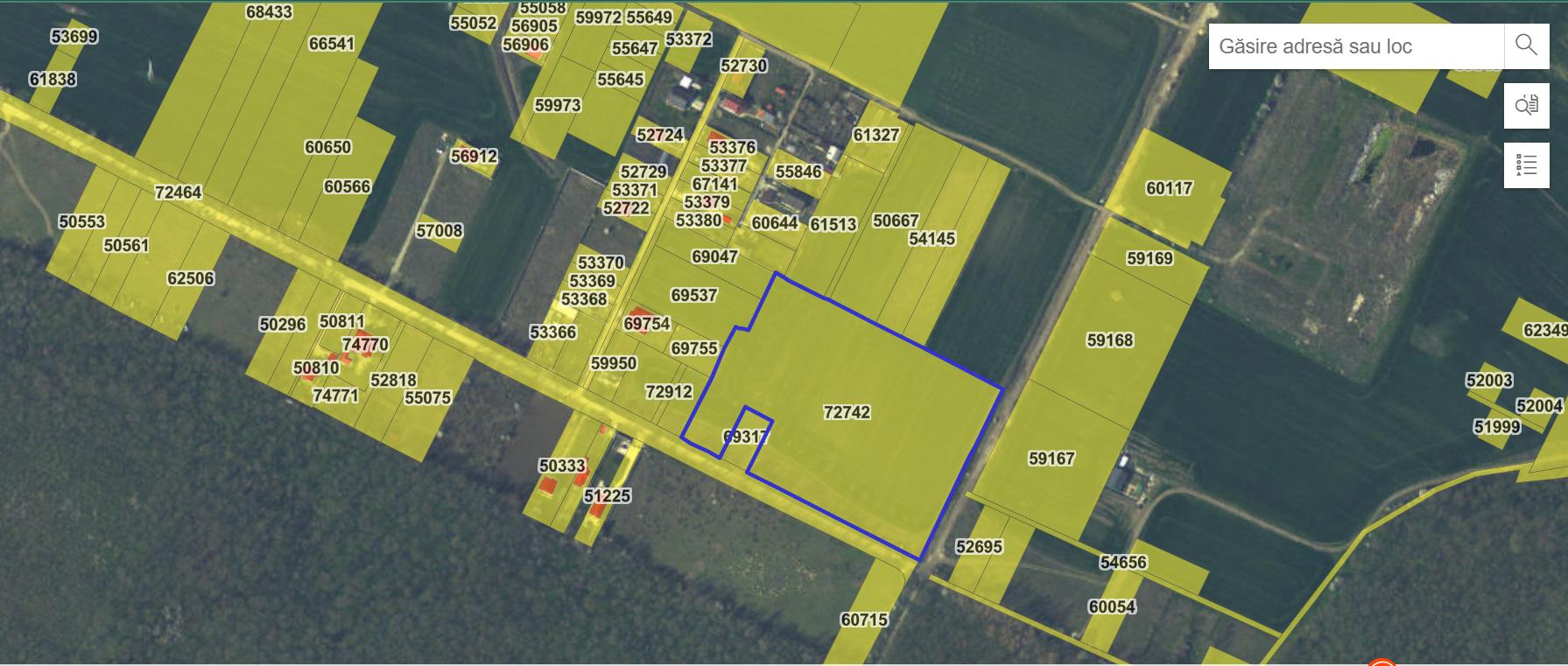 Vand teren Strada Stejarului Cornetu – Loturi de 500 mp.