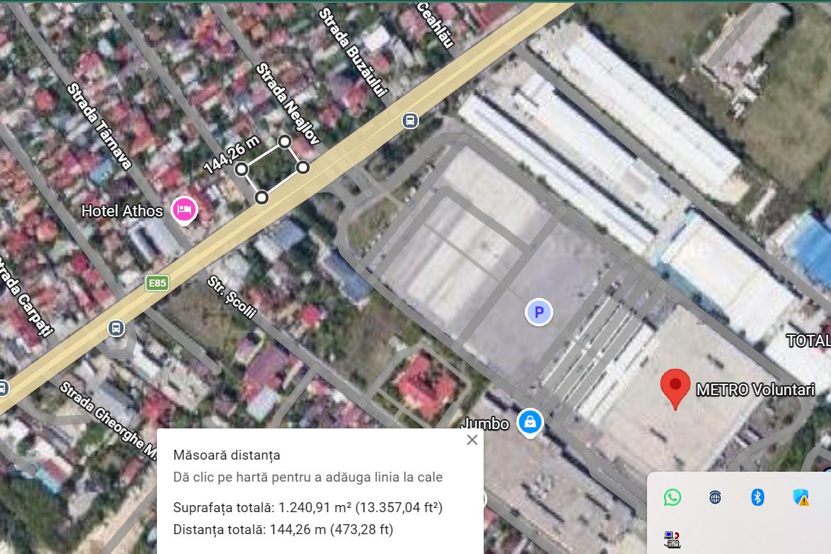 Vand teren 1122 mp pentru P+6, vis a vis de Metro Voluntari