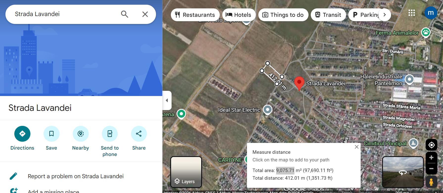Oportunitate dezvoltatori! Teren 9000 mp Dobroiesti – Pantelimon.
