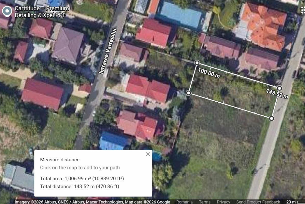 Vand teren bun in zona Bv. Pipera – Strada Vartejului – Voluntari