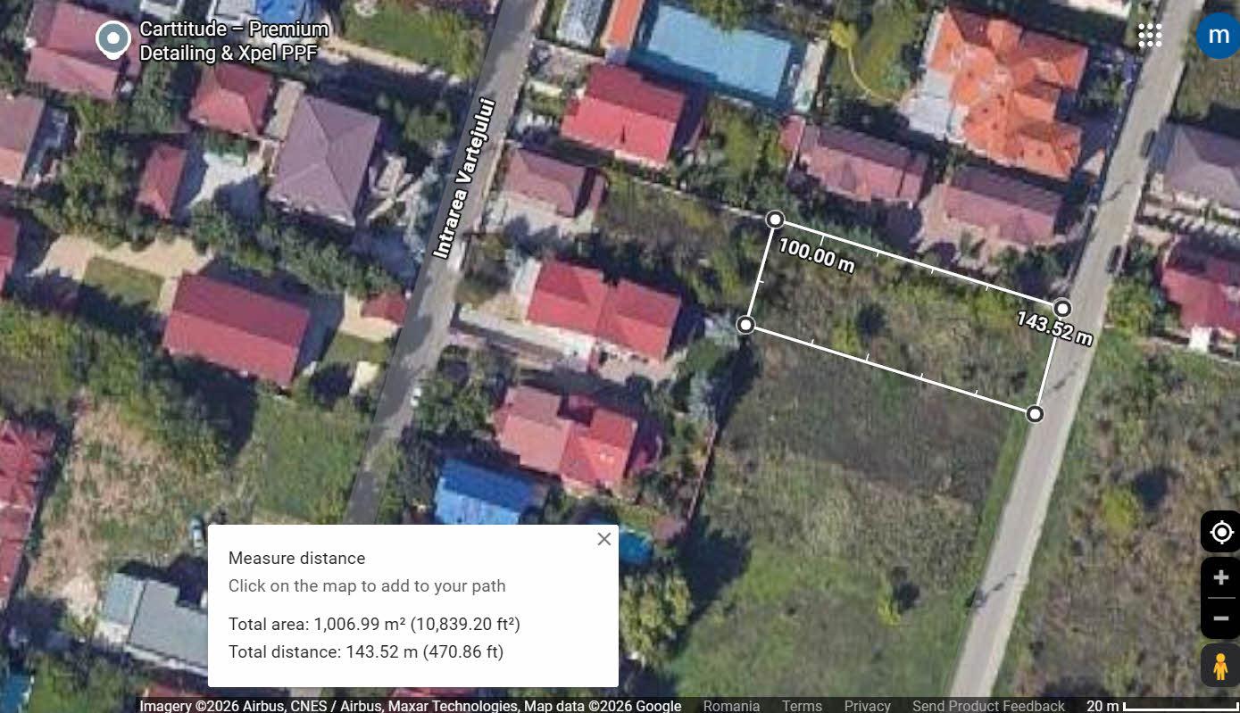 Vand teren bun in zona Bv. Pipera – Strada Vartejului – Voluntari