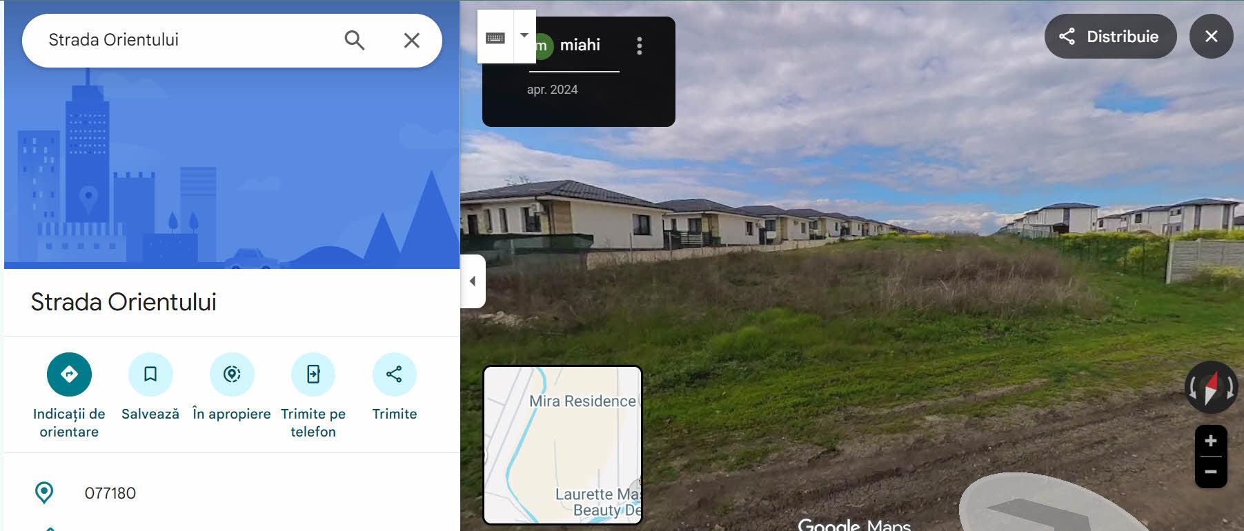Vand teren 10.000 mp Orientului – Tunari